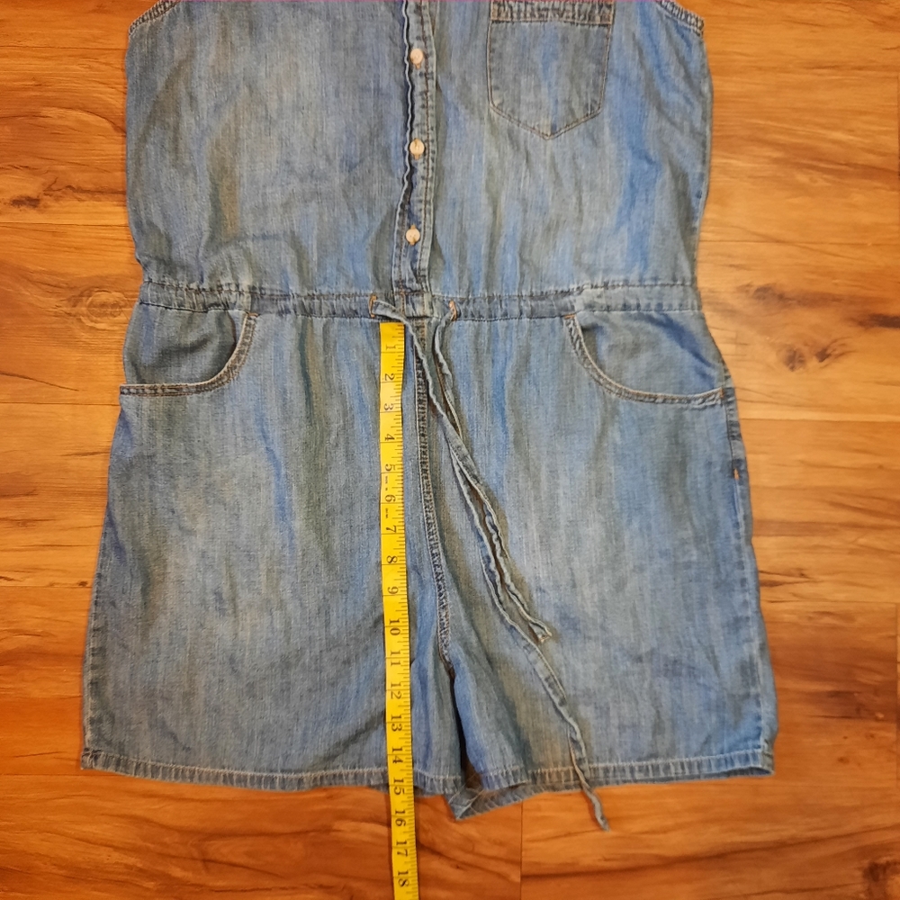 Universal Threads Overall Shorts Drawstring Med - image 5